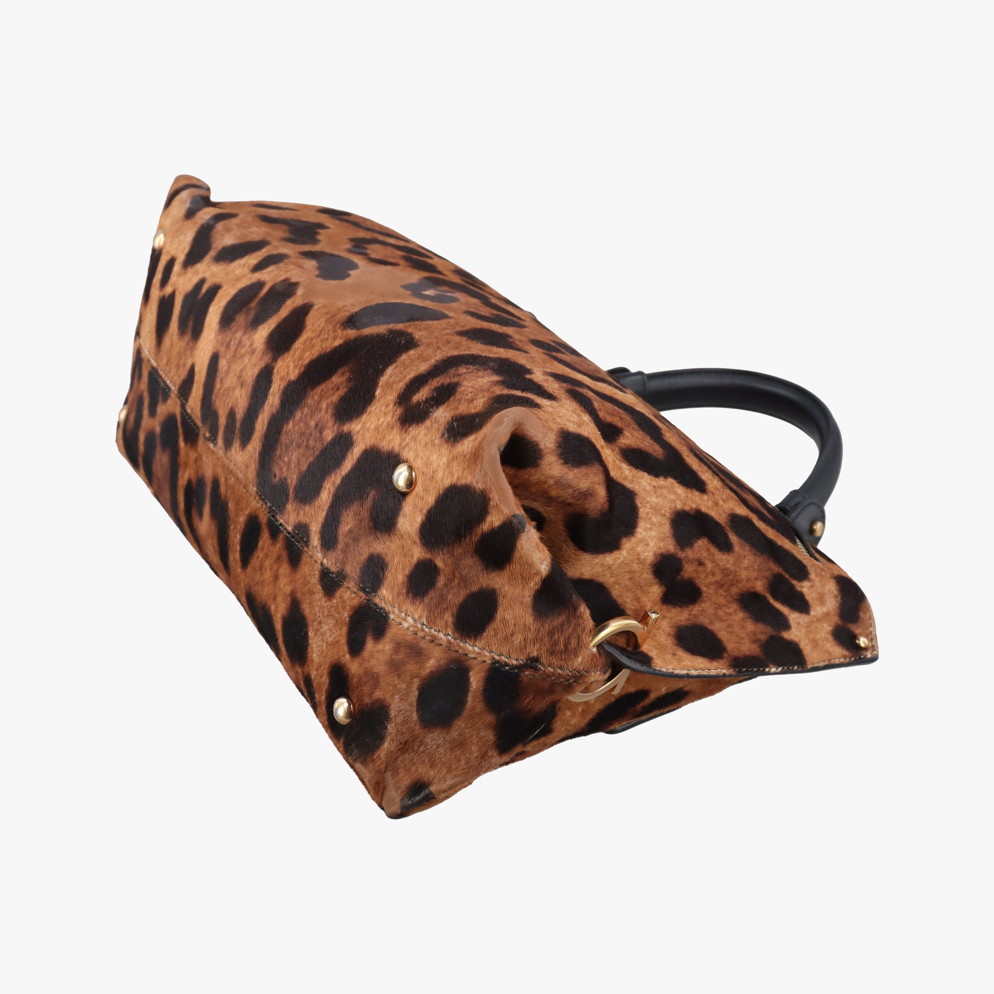 Sofia Gancini Leopard Print × Black ponyhair×leather FZ-21 A871ソフィア ガンチーニ レオパード × ブラック ハラコ×レザー FZ-21 A871