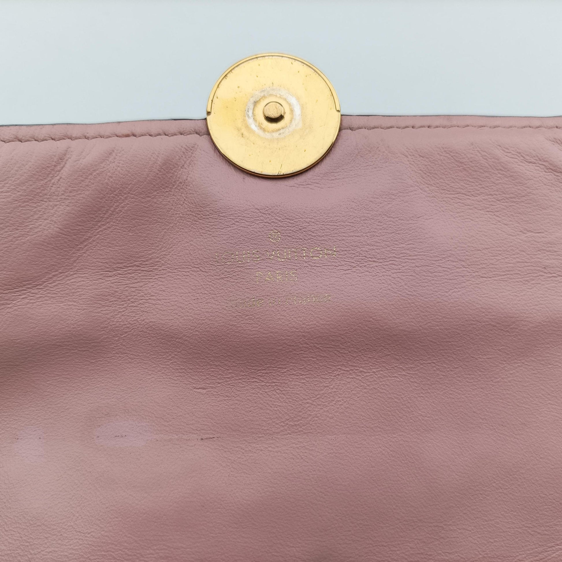 Portefeuille FLORE Chain brown×ROSE BALLERIN Monogram Canvas×calf leather M67405 SP4129ポルトフォイユ フロール チェーン モノグラム/ブラウン×ローズバレリーヌ モノグラムキャンバス×カーフレザー M67405 SP4129