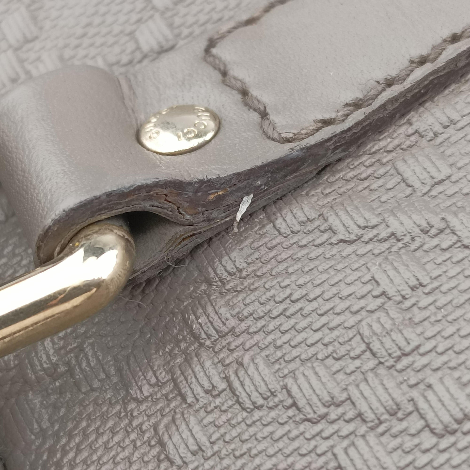 Diamante Grey Leather 208463 A017585177ディアマンテ グレー レザー 208463 A017585177