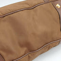 Tessuto Nappa Gaufre Satchel Rovere Brown nylon×Leather 158テスート ナッパ ゴーフル サッチェル ローヴェレ ブラウン ナイロン×レザー 158