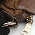 Tessuto Nappa Gaufre Satchel Rovere Brown nylon×Leather 158テスート ナッパ ゴーフル サッチェル ローヴェレ ブラウン ナイロン×レザー 158