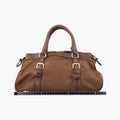 Tessuto Nappa Gaufre Satchel Rovere Brown nylon×Leather 158テスート ナッパ ゴーフル サッチェル ローヴェレ ブラウン ナイロン×レザー 158