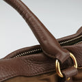 Tessuto Nappa Gaufre Satchel Rovere Brown nylon×Leather 158テスート ナッパ ゴーフル サッチェル ローヴェレ ブラウン ナイロン×レザー 158