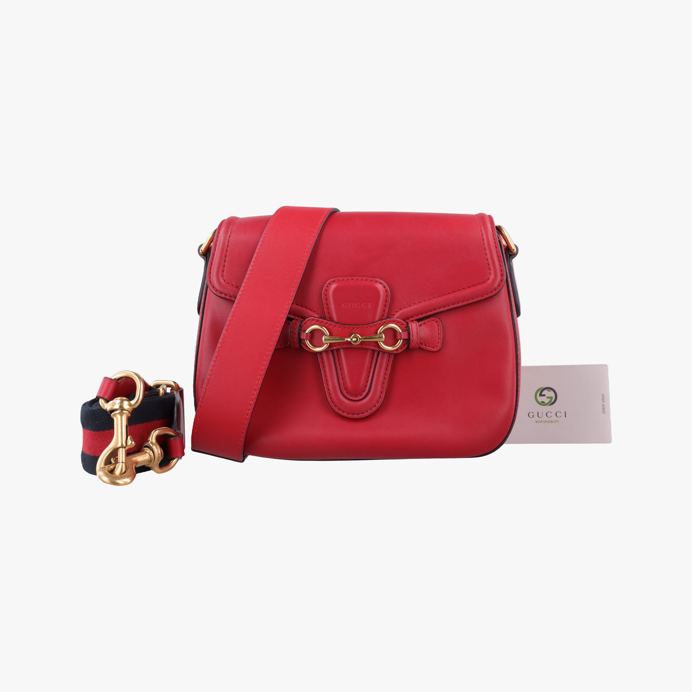 Lady Web Red Leather 380573 F019249021レディ ウェブ レッド レザー 380573 F019249021