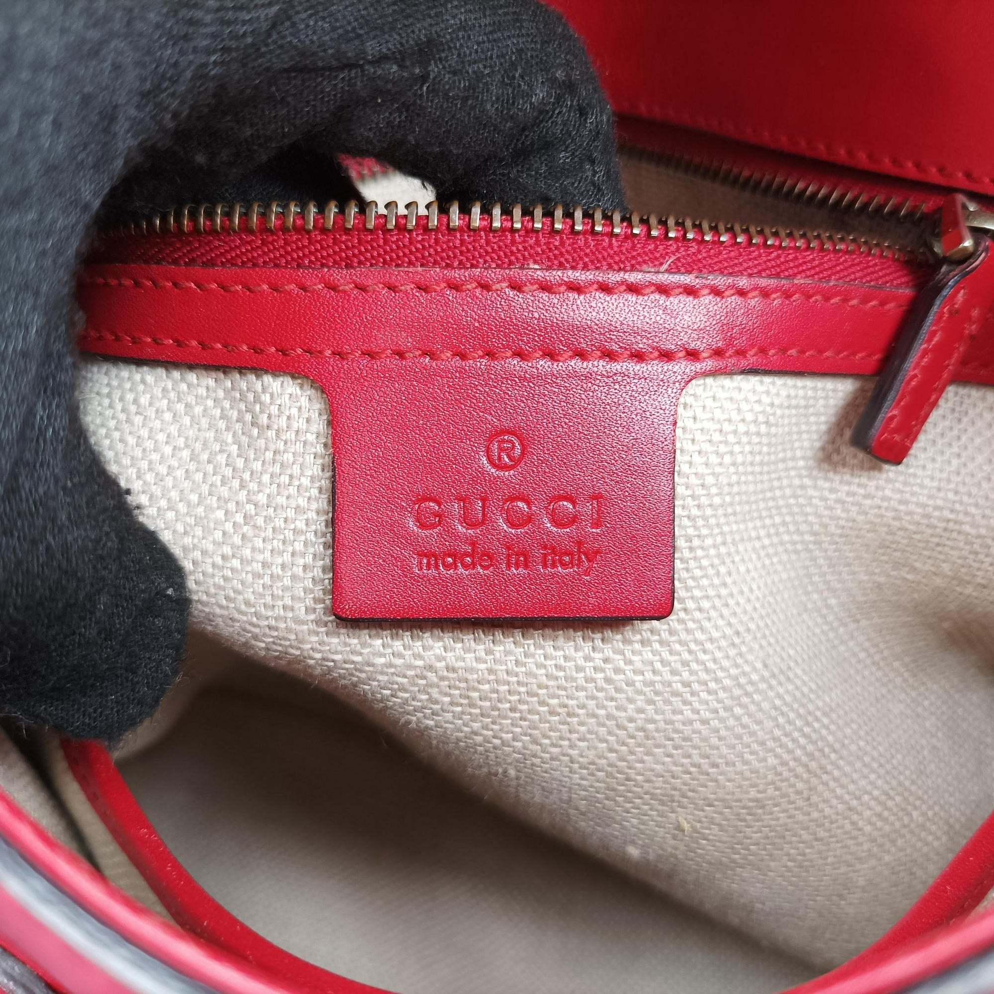 Lady Web Red Leather 380573 F019249021レディ ウェブ レッド レザー 380573 F019249021