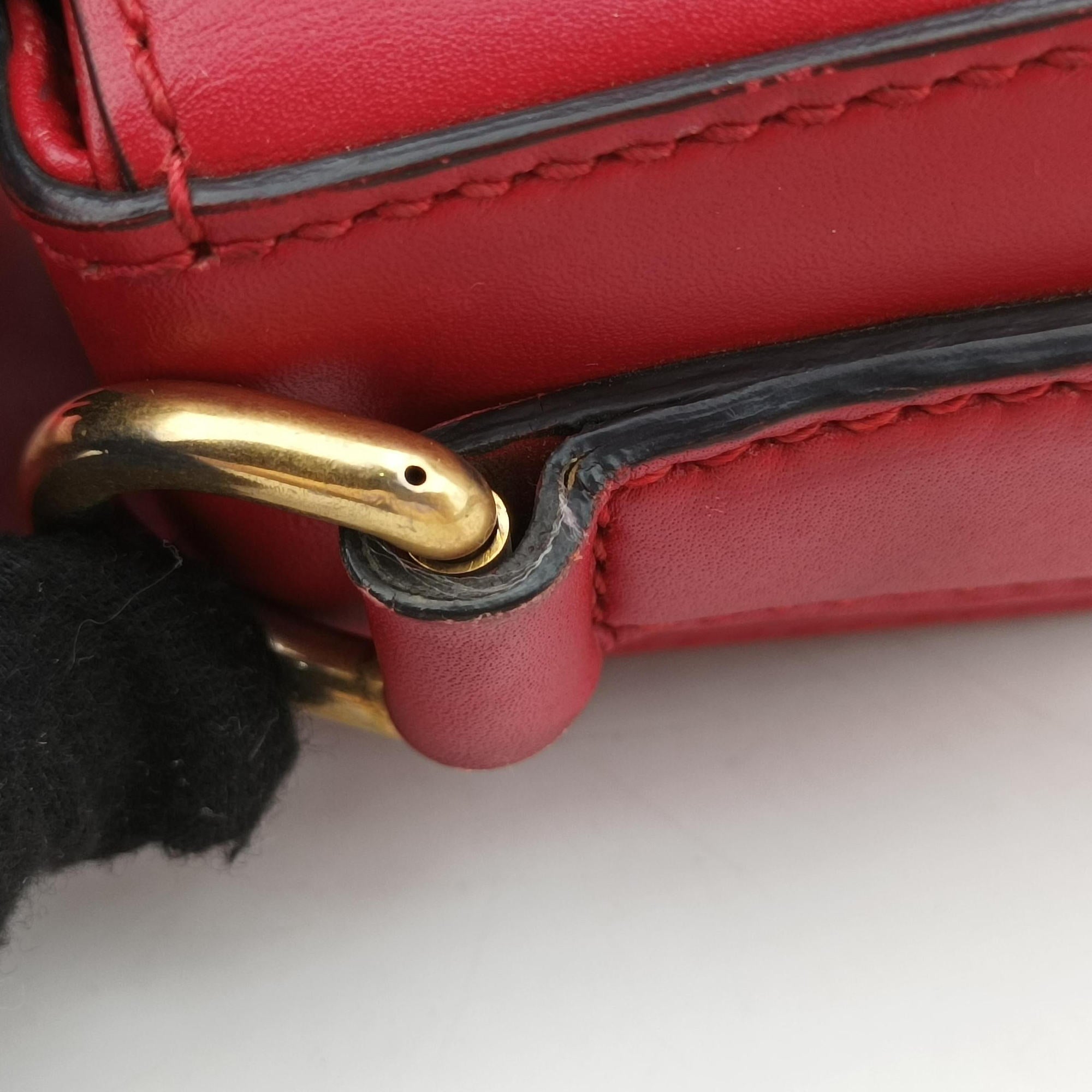 Lady Web Red Leather 380573 F019249021レディ ウェブ レッド レザー 380573 F019249021
