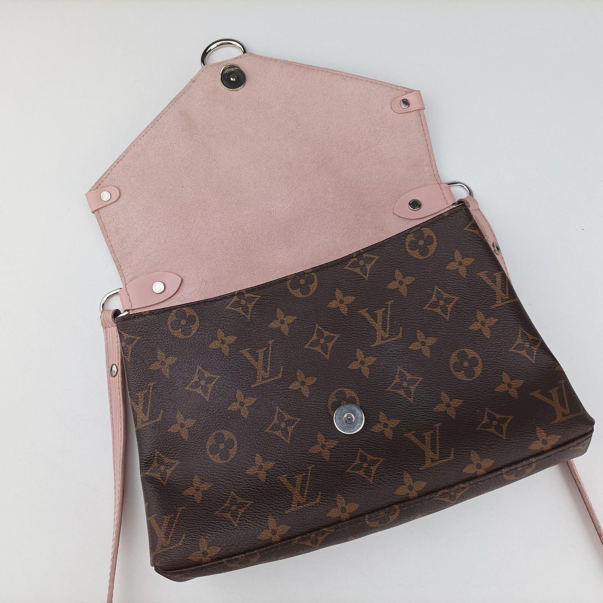 SAINT MICHEL Monogram×Rose Ballerine Monogram Canvas×epi M44033 CA1137サンミシェル モノグラム×ローズバレリーヌ モノグラムキャンバス×エピ M44033 CA1137