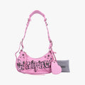 Le Cagole mini Pink Leather 671309.5660.N.535269ル カゴール ミニ ピンク レザー 671309.5660.N.535269