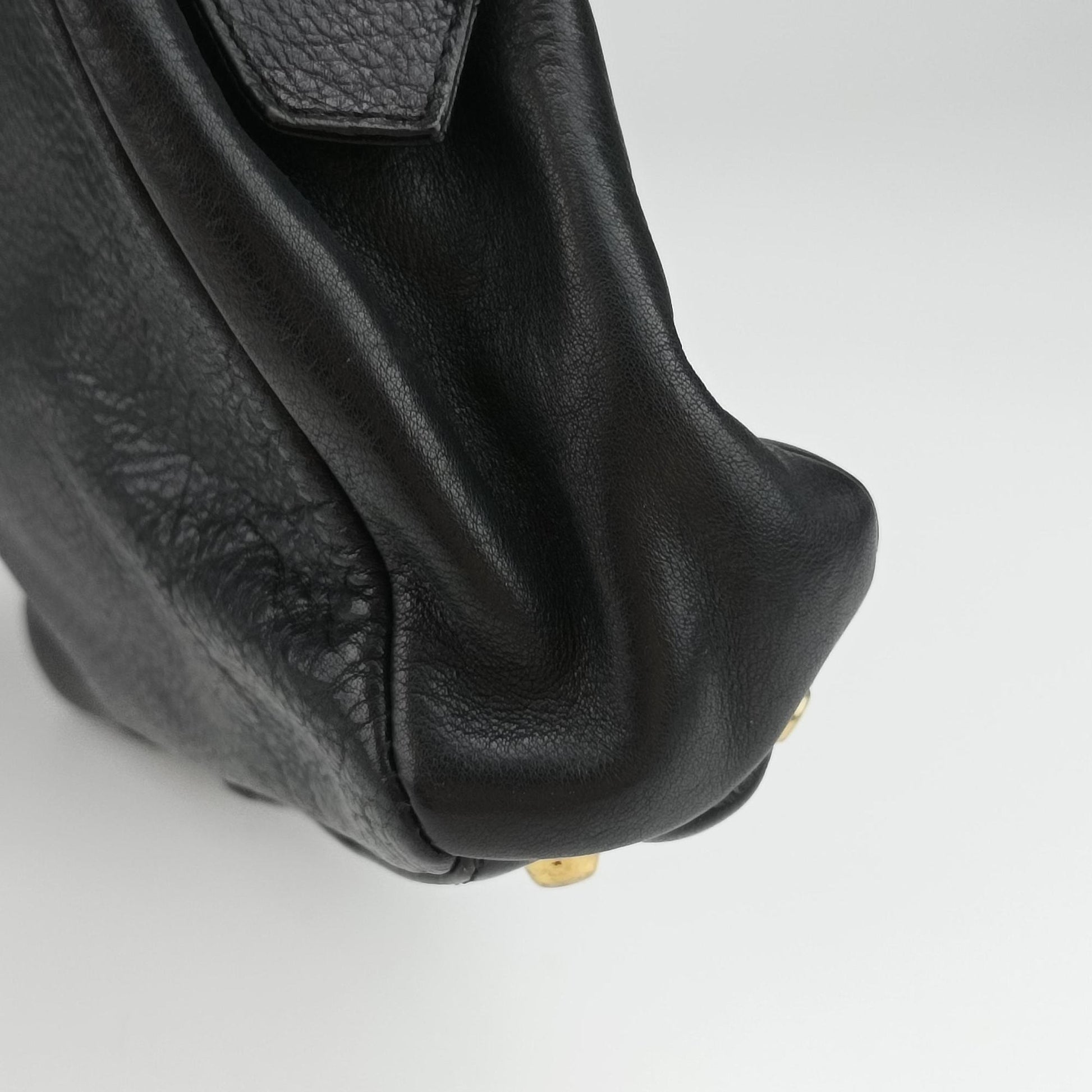 Vintage Medusa Medallion Black Leather ィンテージ メデューサ メダリオン ブラック レザー 