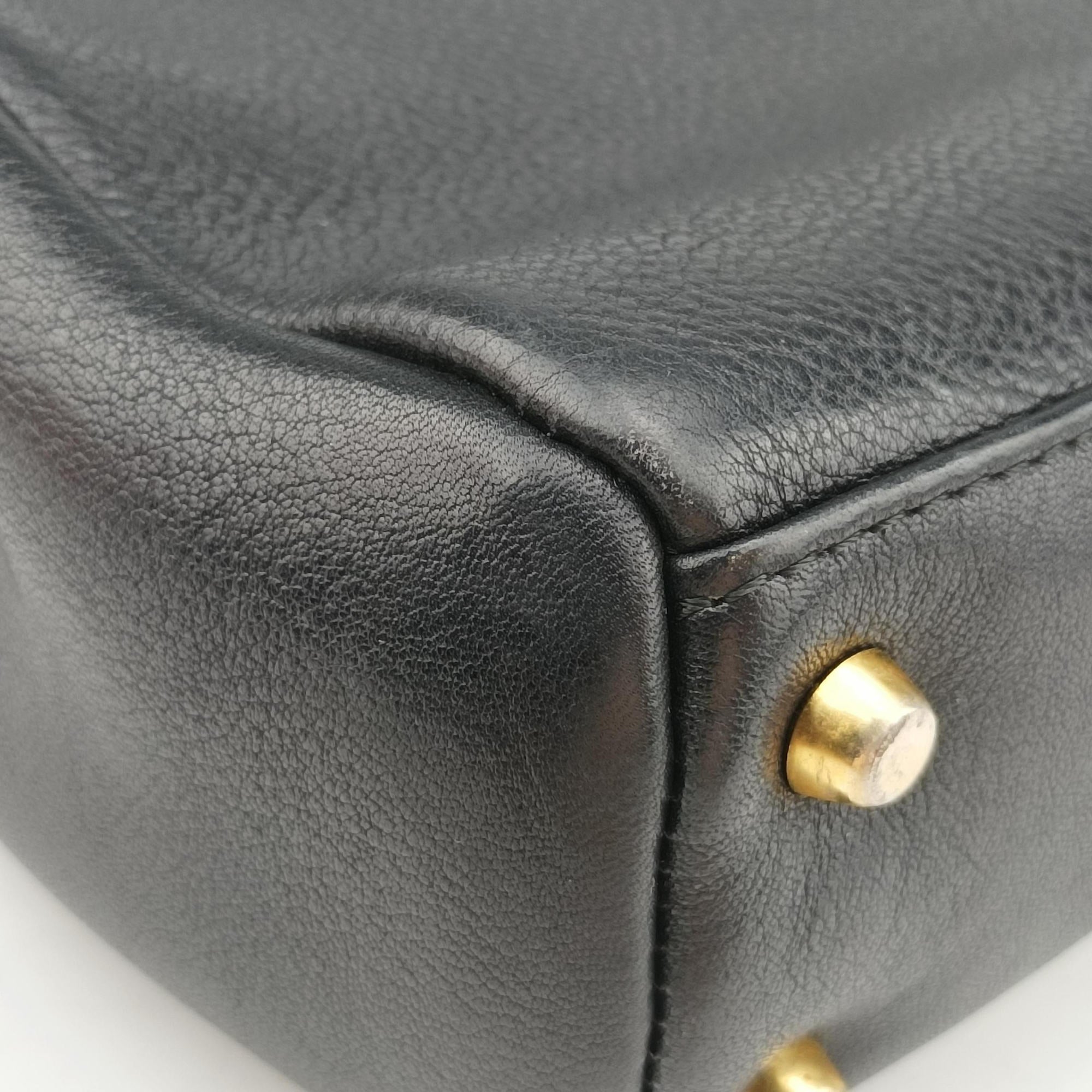 Vintage Medusa Medallion Black Leather ィンテージ メデューサ メダリオン ブラック レザー 