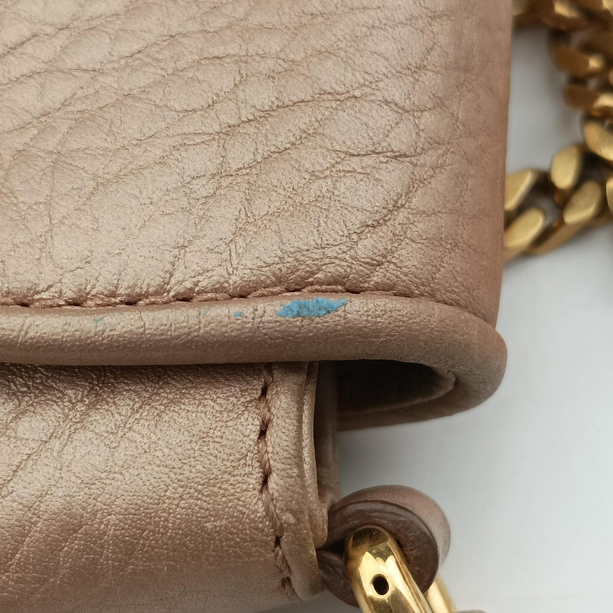 1973 Double G Golden-pink Leather 251821 H94114721973 ダブルG ゴールドピンク レザー 251821 H9411472