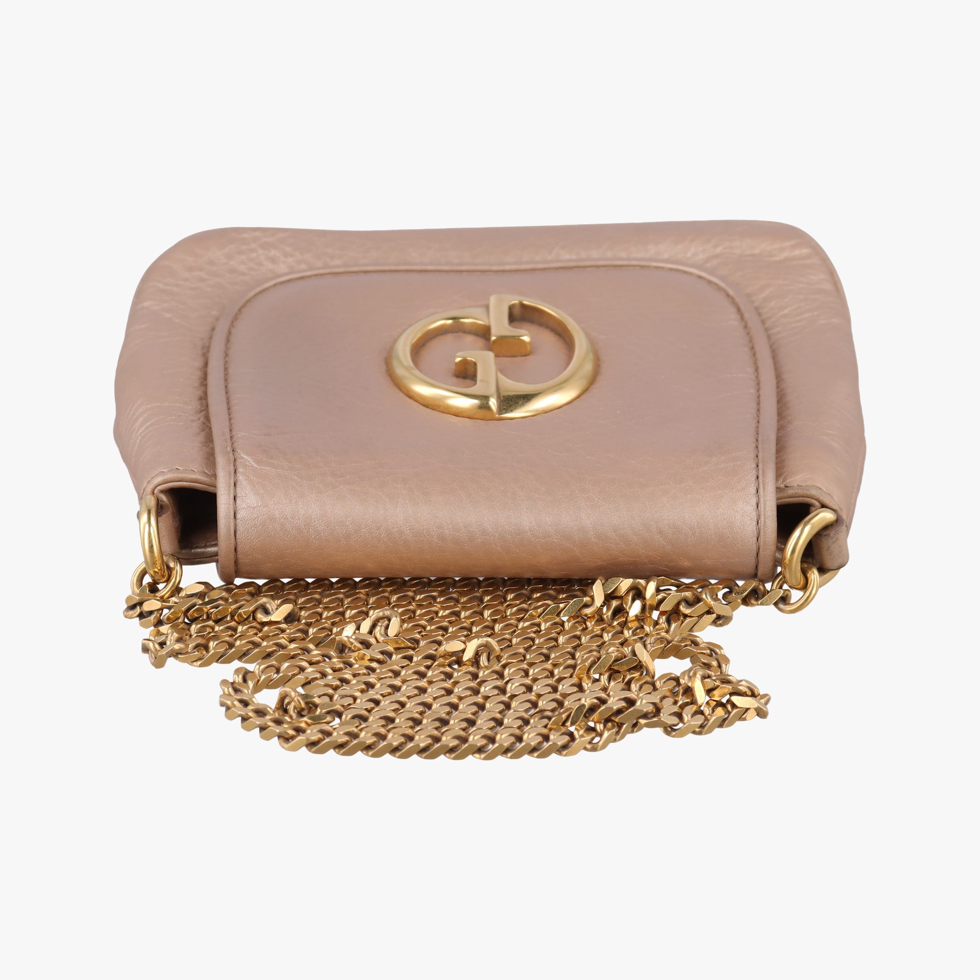 1973 Double G Golden-pink Leather 251821 H94114721973 ダブルG ゴールドピンク レザー 251821 H9411472