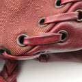 Ethnic Braided Tote burgundy×Multicolour canvas×leather 02-BO-0067エスニックブレイデッドトート ワインレッド×マルチカラー キャンバス × レザー 02-BO-0067