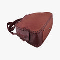 Ethnic Braided Tote burgundy×Multicolour canvas×leather 02-BO-0067エスニックブレイデッドトート ワインレッド×マルチカラー キャンバス × レザー 02-BO-0067
