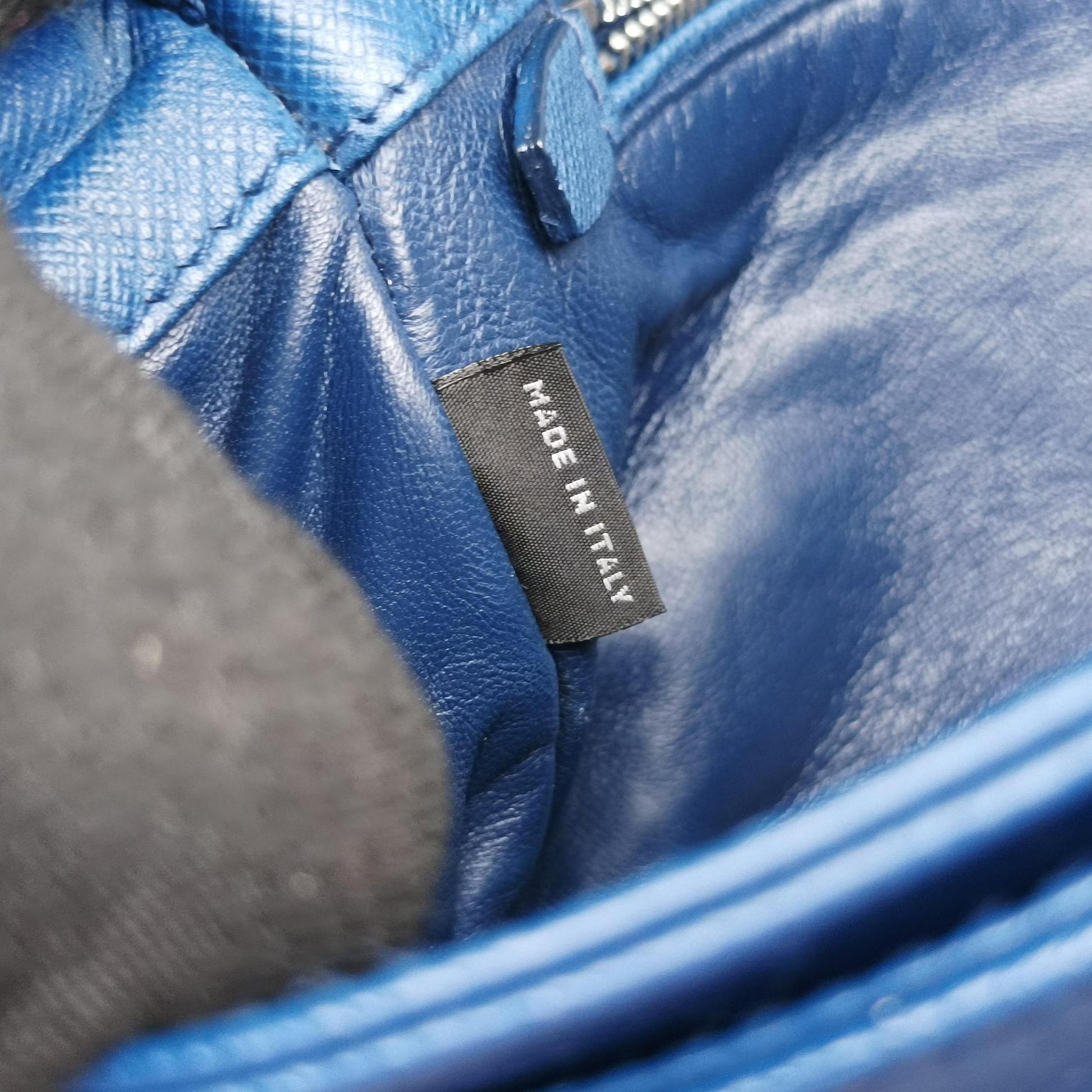 Sound Lock Blue SAFFIANO Leather 117サウンドロック ブルー サフィアーノレザー 117