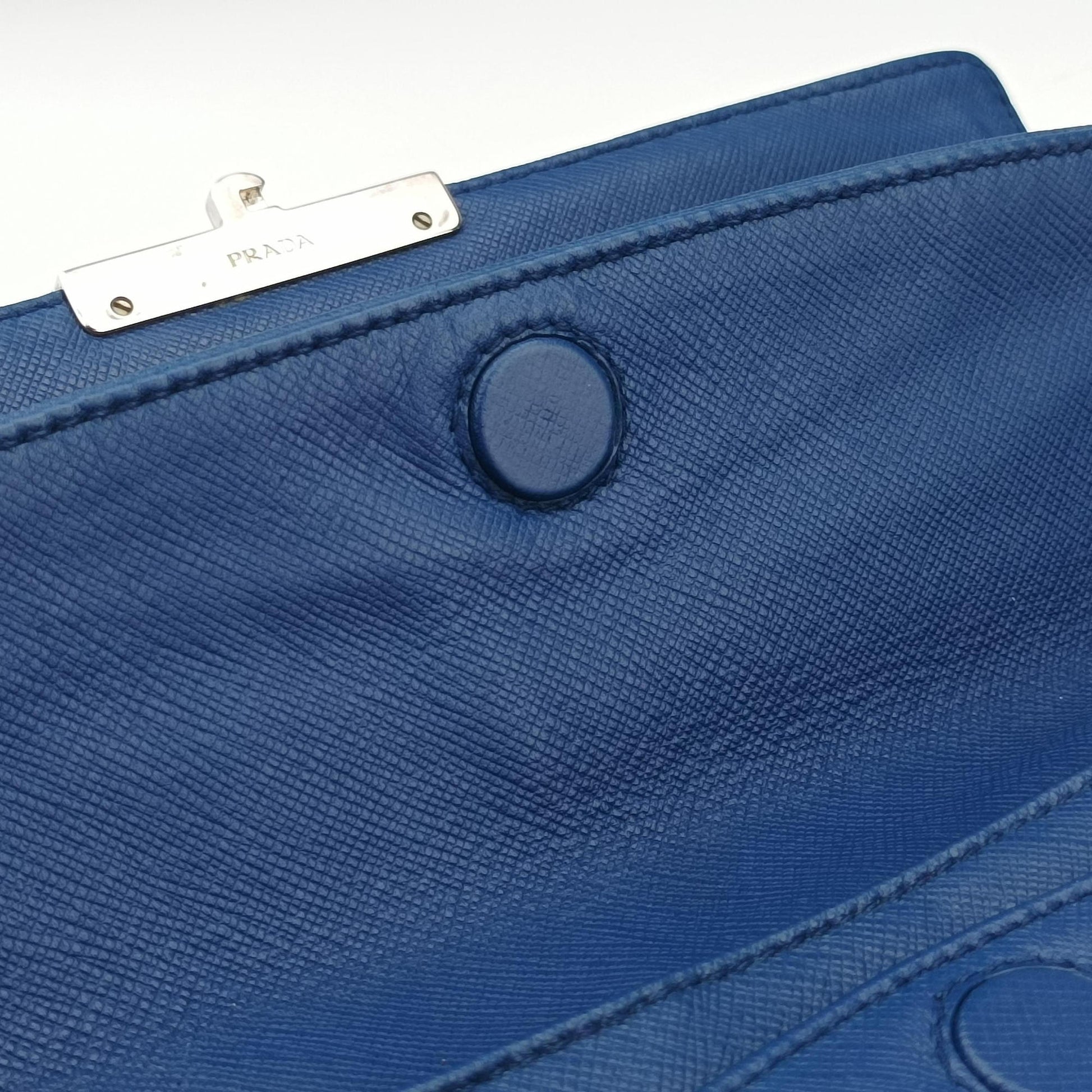 Sound Lock Blue SAFFIANO Leather 117サウンドロック ブルー サフィアーノレザー 117