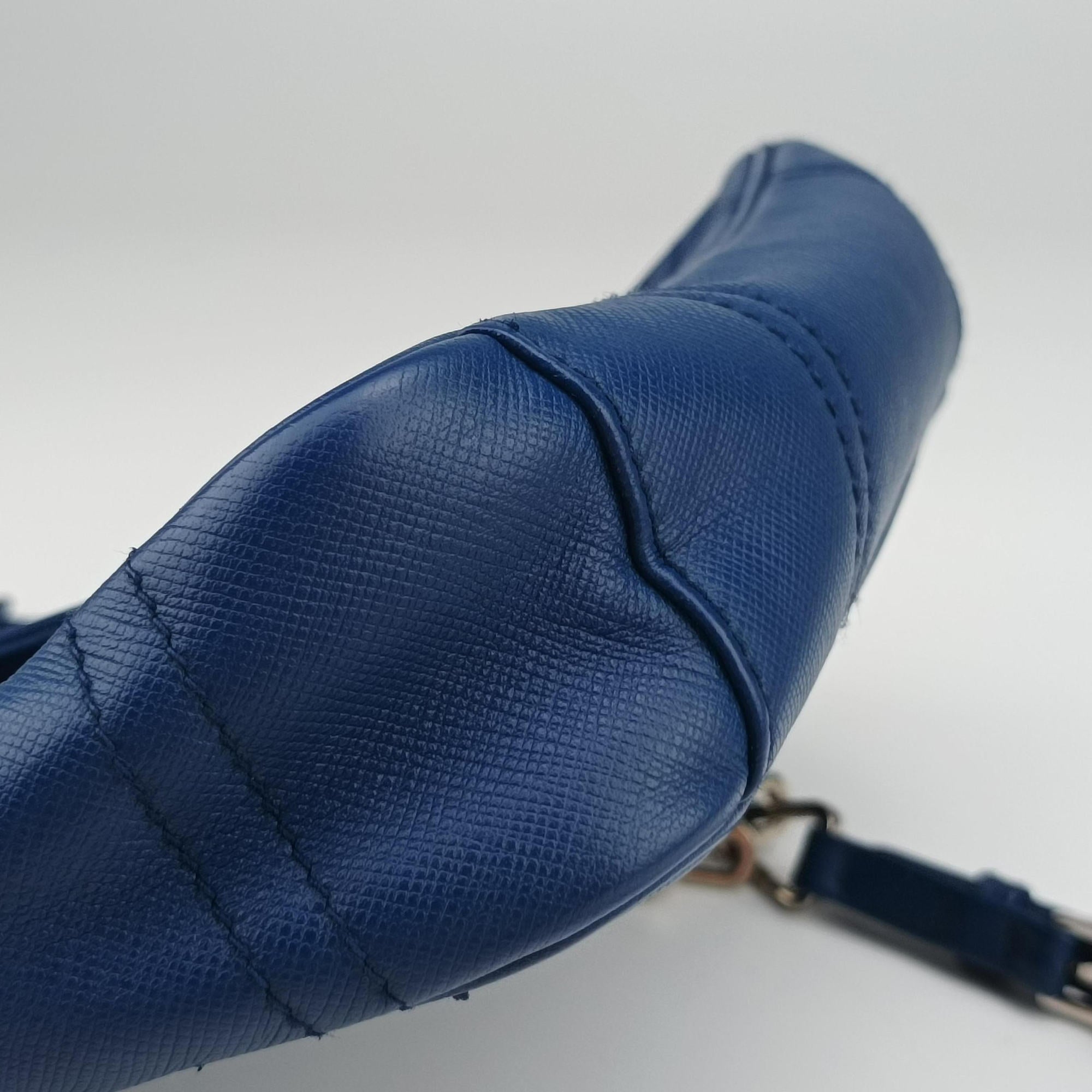 Sound Lock Blue SAFFIANO Leather 117サウンドロック ブルー サフィアーノレザー 117
