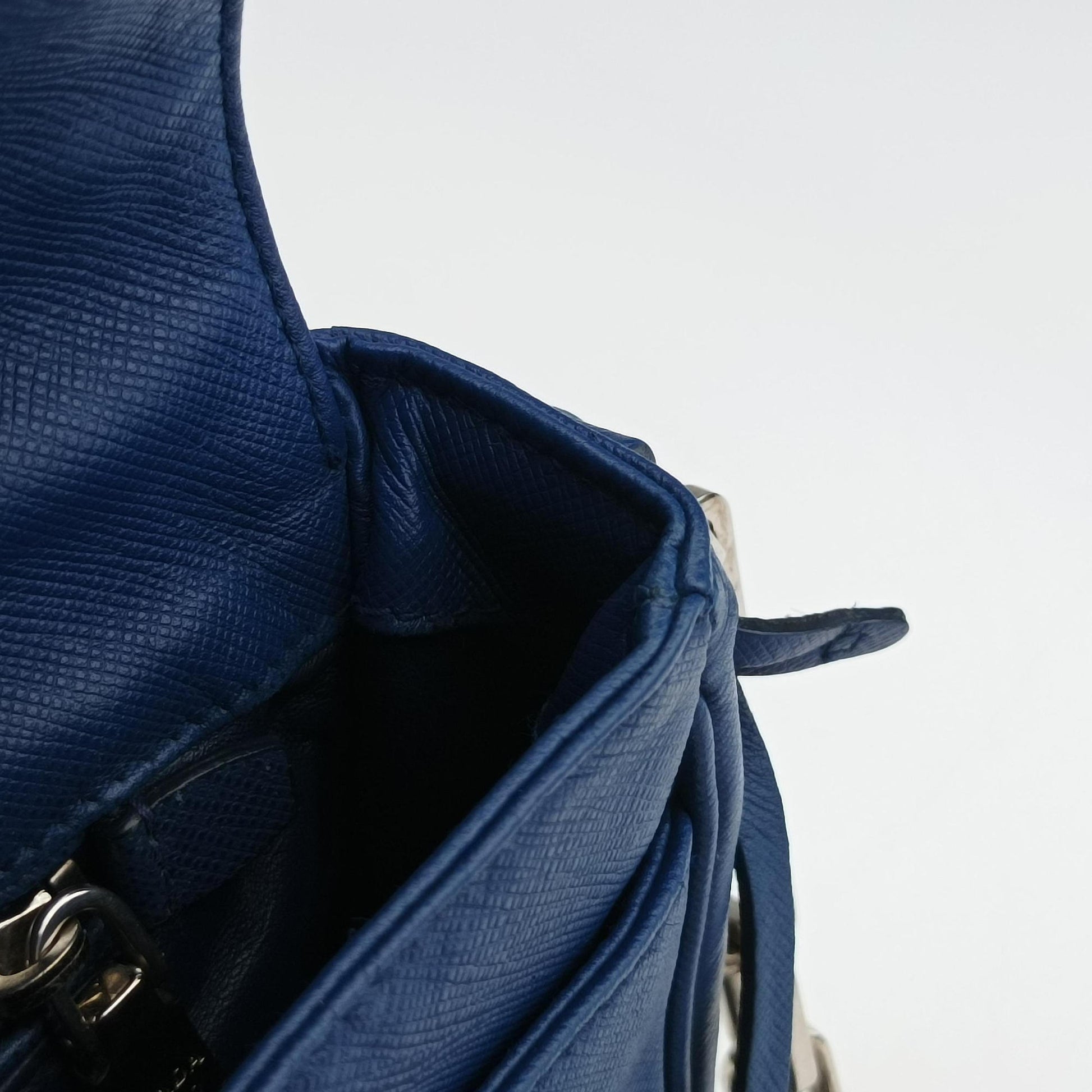 Sound Lock Blue SAFFIANO Leather 117サウンドロック ブルー サフィアーノレザー 117