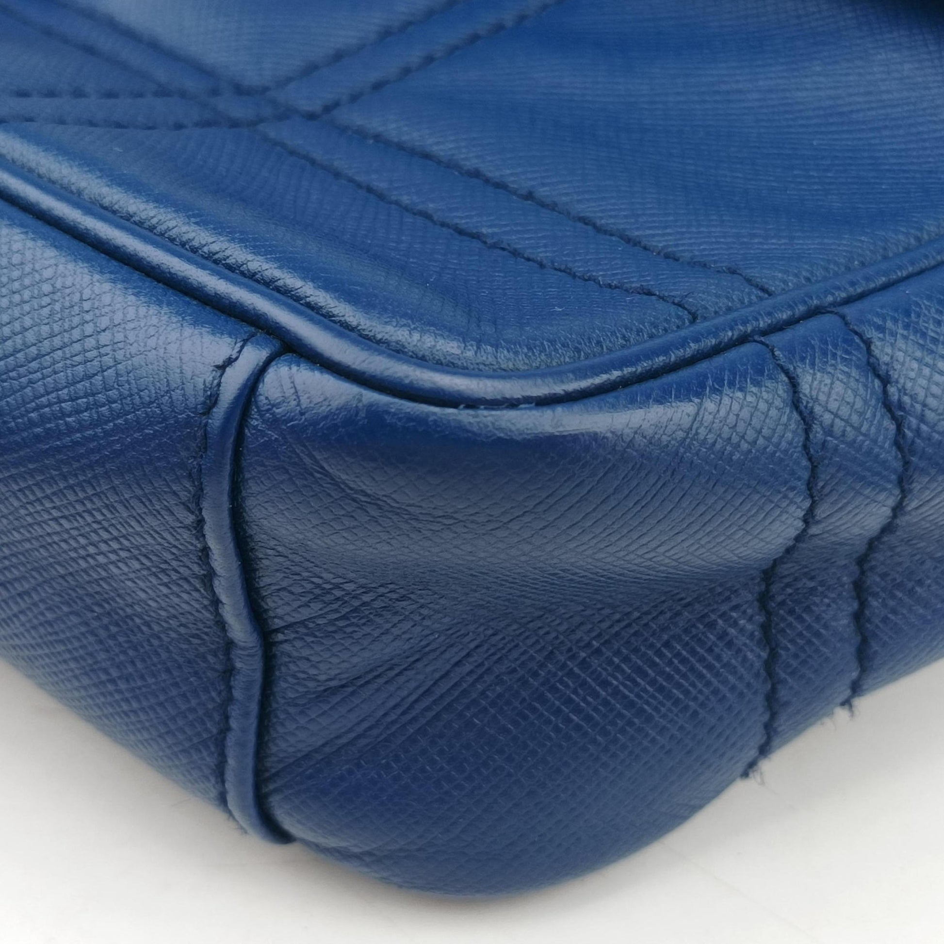 Sound Lock Blue SAFFIANO Leather 117サウンドロック ブルー サフィアーノレザー 117