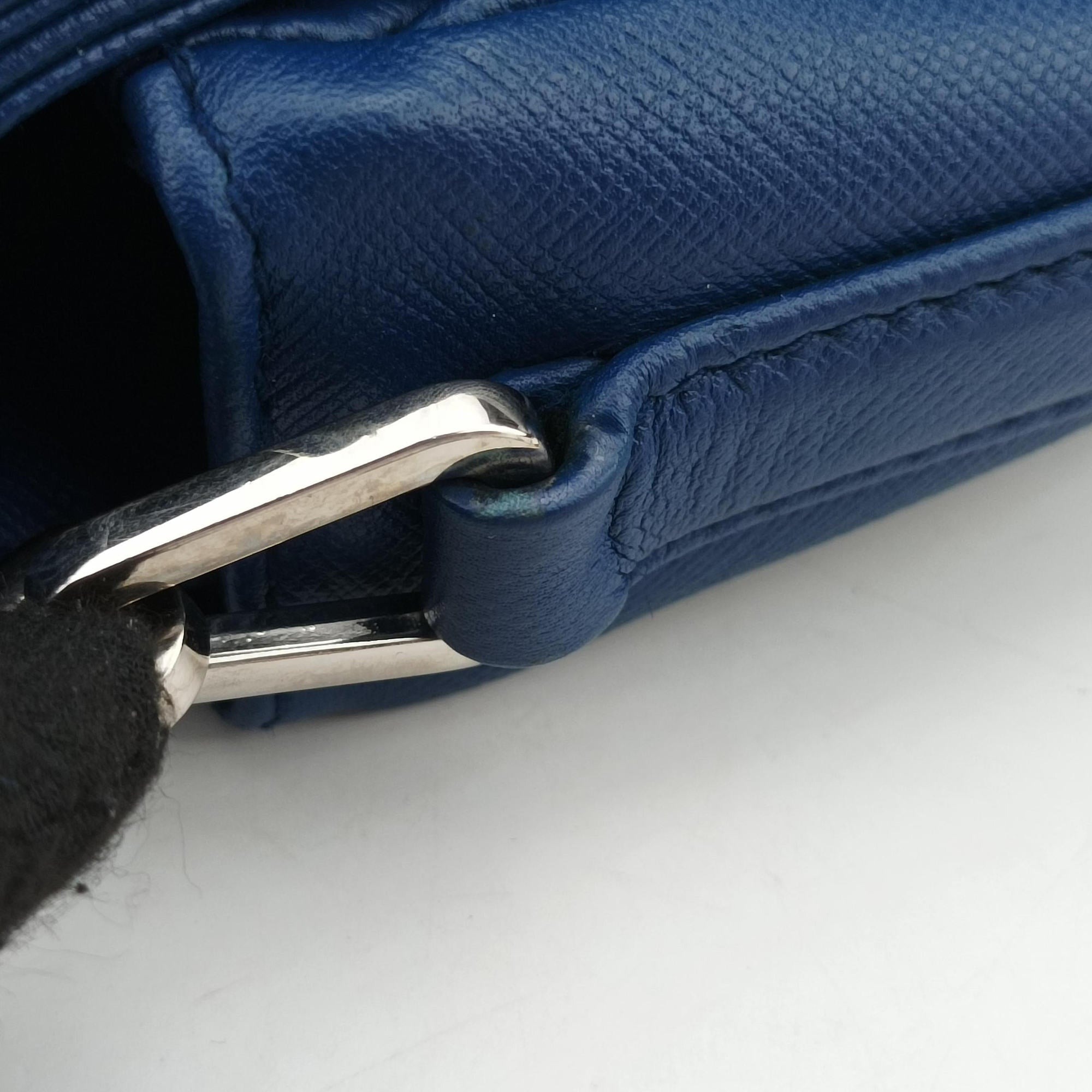 Sound Lock Blue SAFFIANO Leather 117サウンドロック ブルー サフィアーノレザー 117