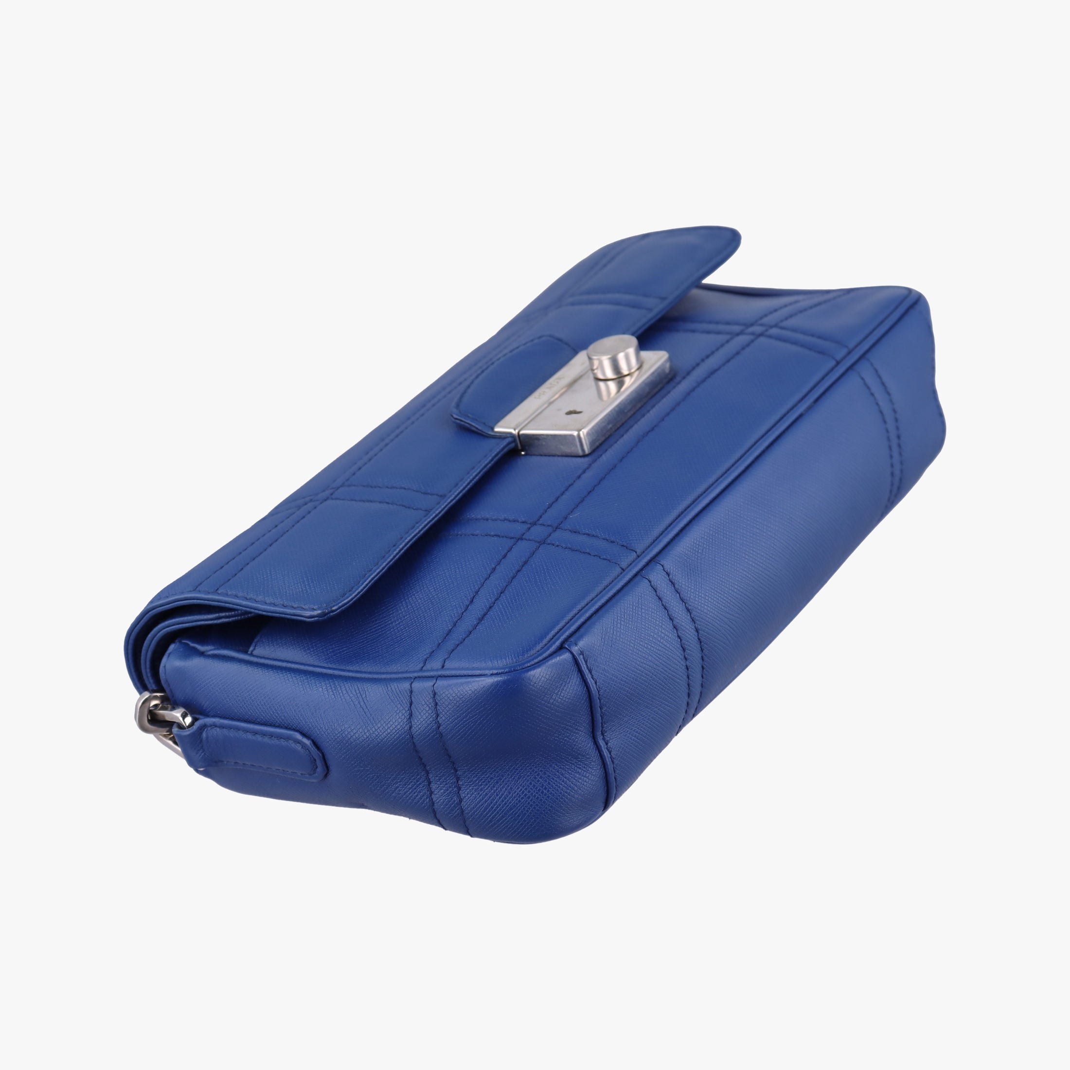 Sound Lock Blue SAFFIANO Leather 117サウンドロック ブルー サフィアーノレザー 117