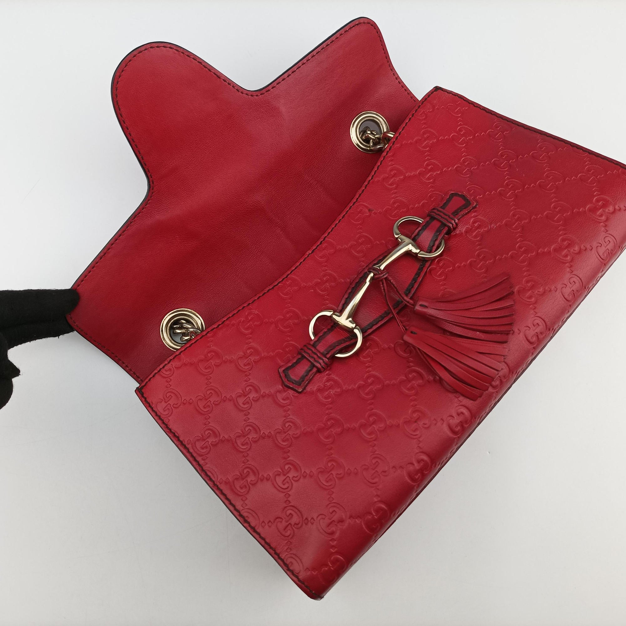 Emily Red Leather 295402 I012357694エミリー レッド レザー 295402 I012357694