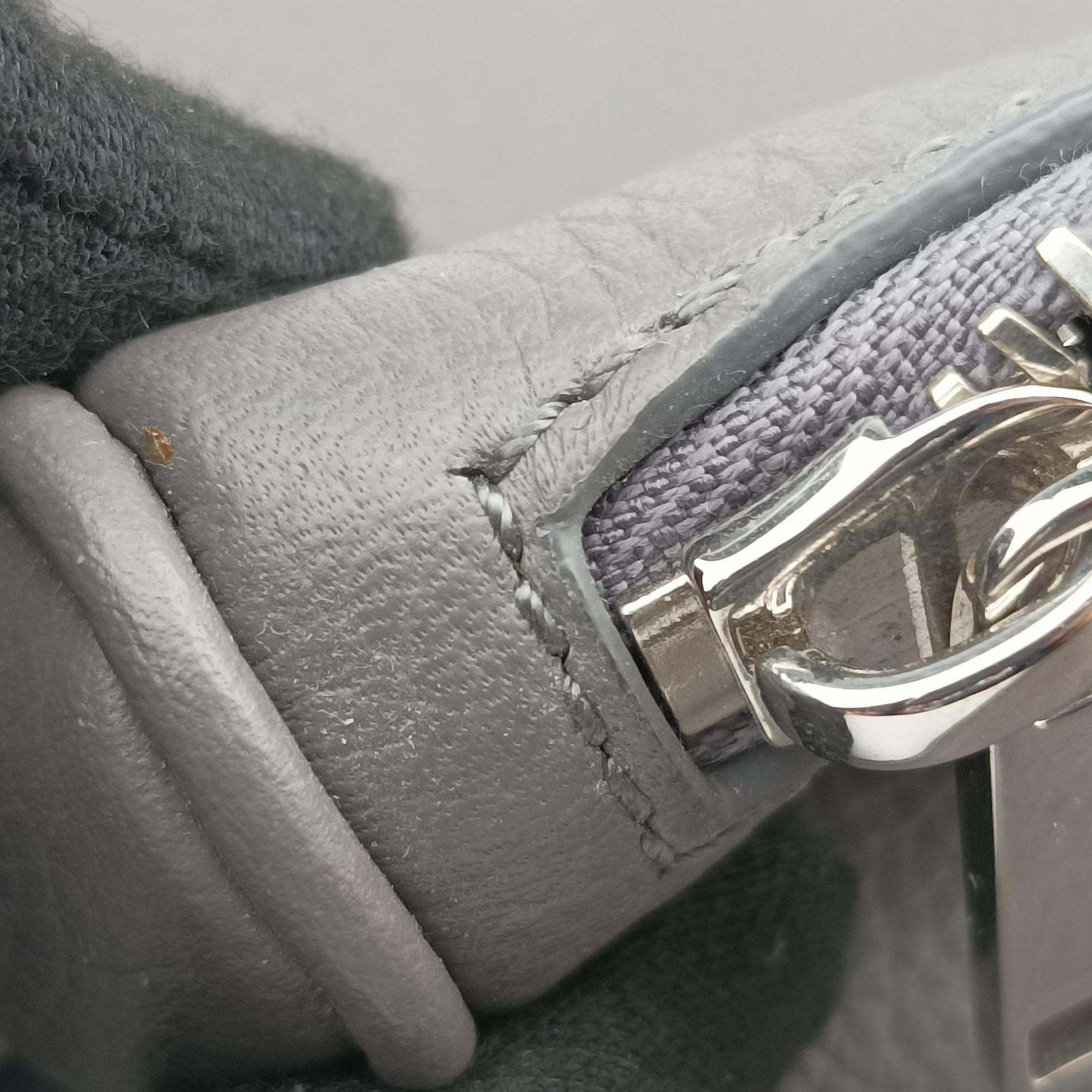 saddle Grey leather 06-BO-0159サドル グレー レザー 06-BO-0159