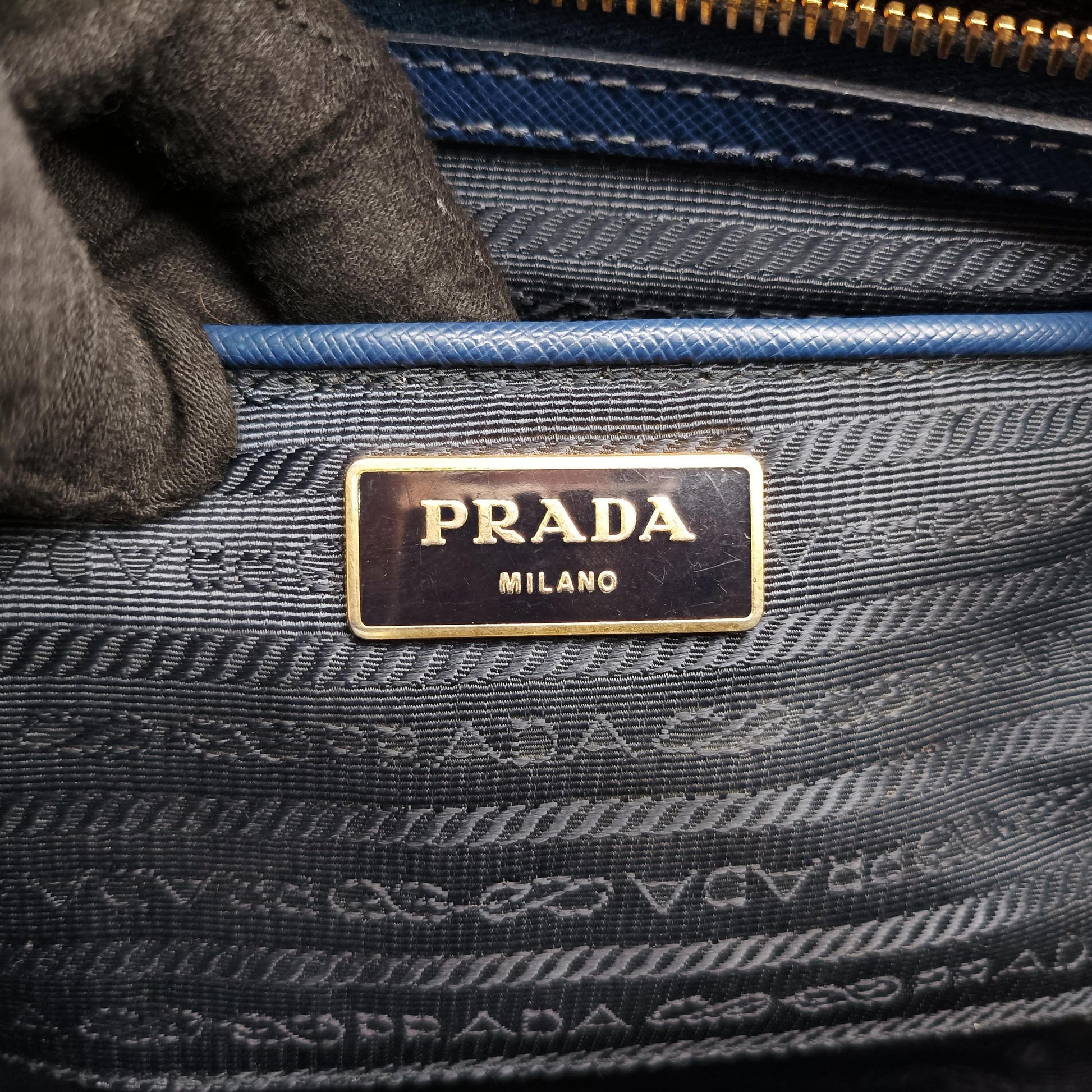 Galleria Blue SAFFIANO Leather BN2274 14ガレリア ブルー サフィアーノレザー BN2274 14