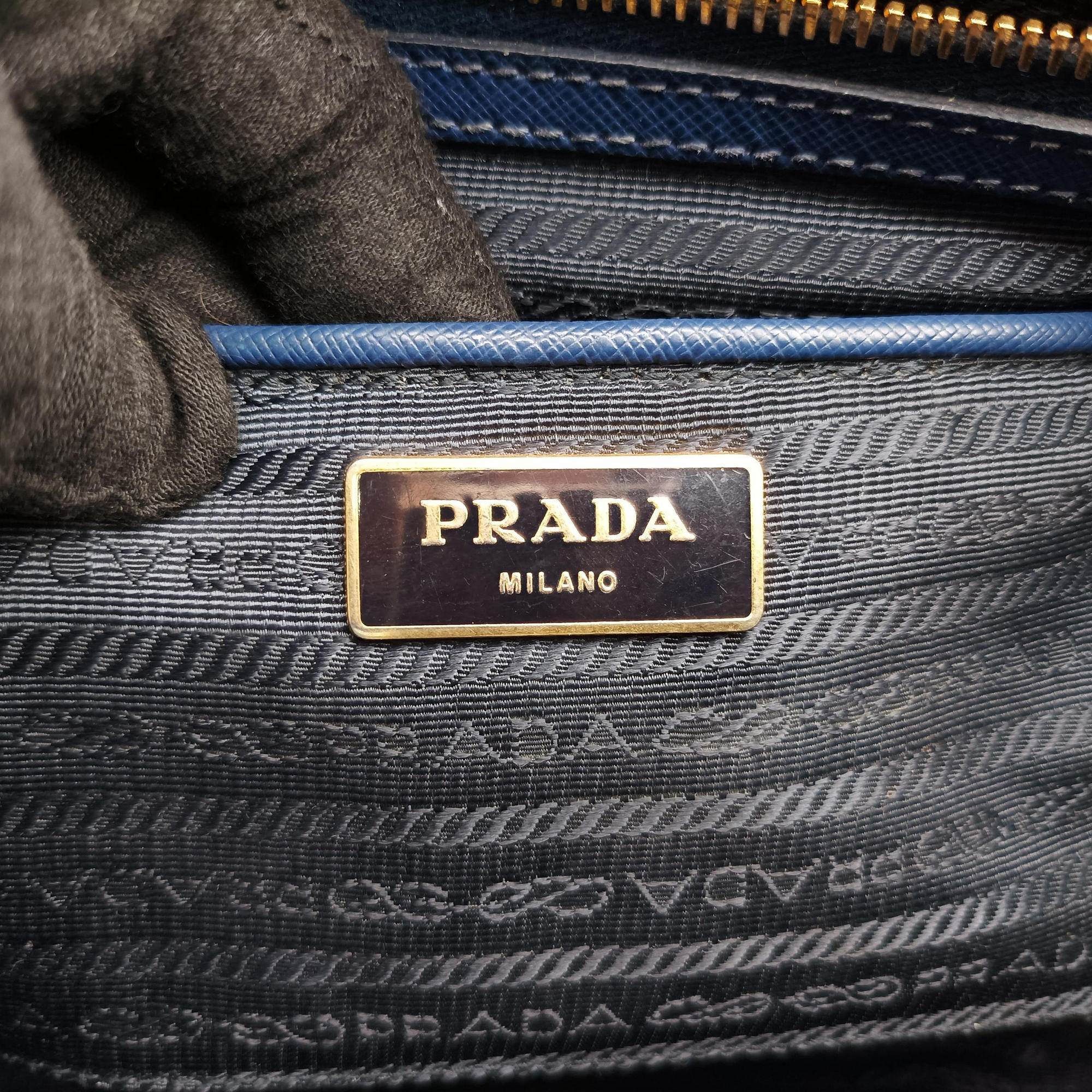 Galleria Blue SAFFIANO Leather BN2274 14ガレリア ブルー サフィアーノレザー BN2274 14