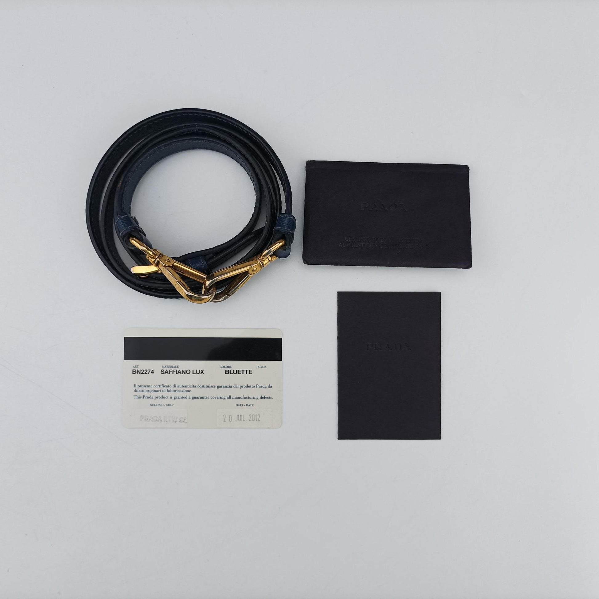 Galleria Blue SAFFIANO Leather BN2274 14ガレリア ブルー サフィアーノレザー BN2274 14