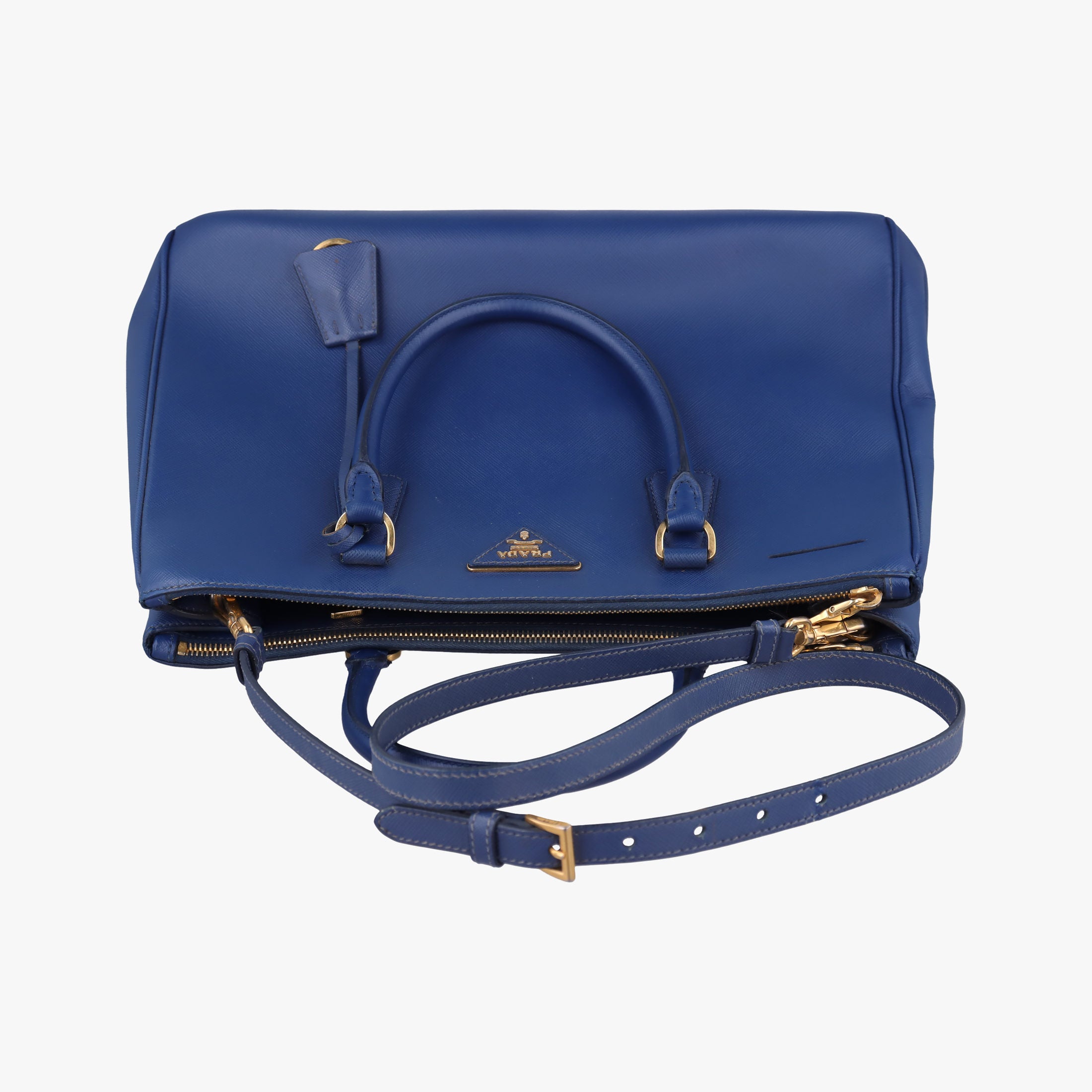Galleria Blue SAFFIANO Leather BN2274 14ガレリア ブルー サフィアーノレザー BN2274 14