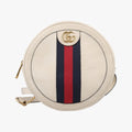 Ophidia White×red×navy Leather 598661 オフィディア ホワイト×レッド×ネイビー レザー 598661 