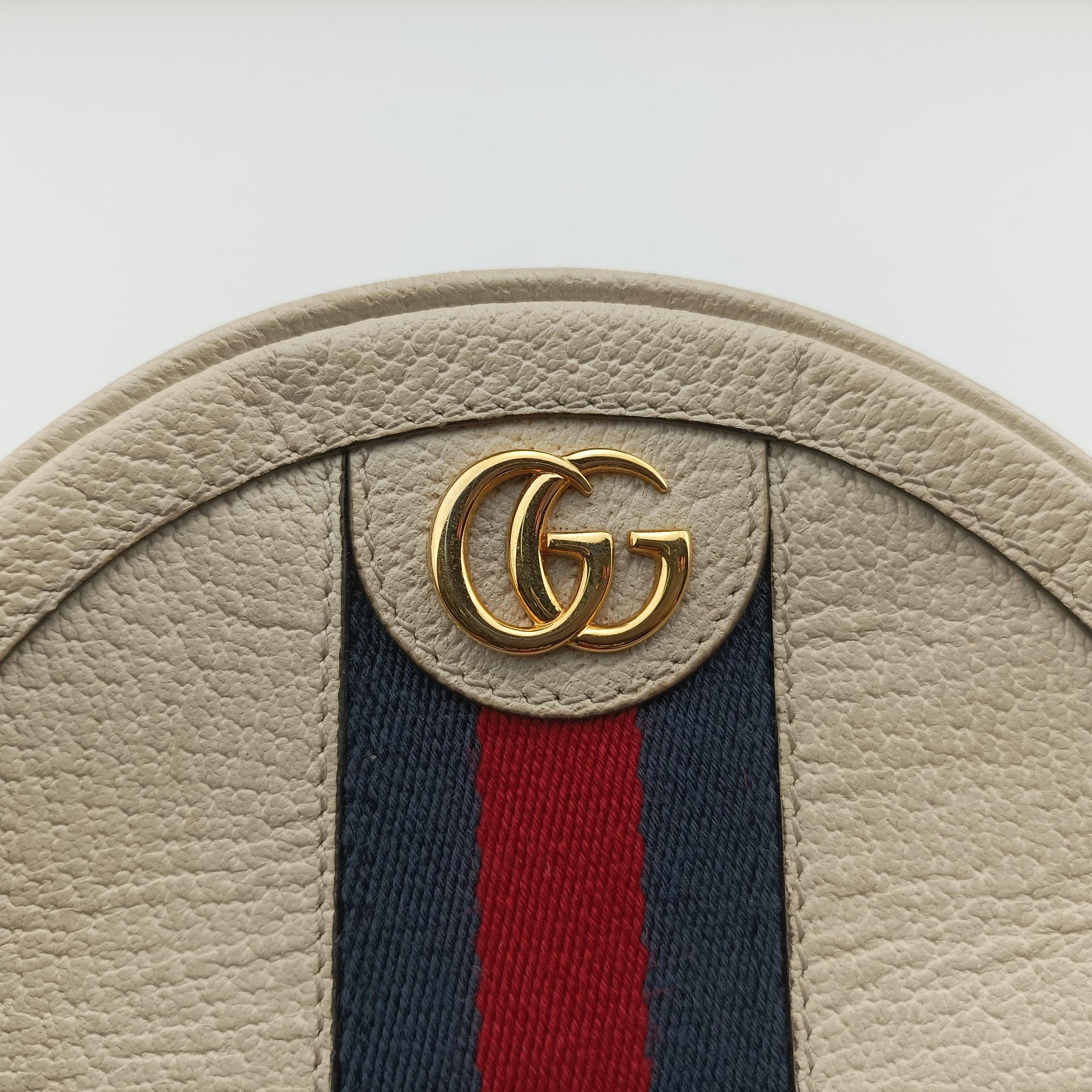 Ophidia White×red×navy Leather 598661 オフィディア ホワイト×レッド×ネイビー レザー 598661 