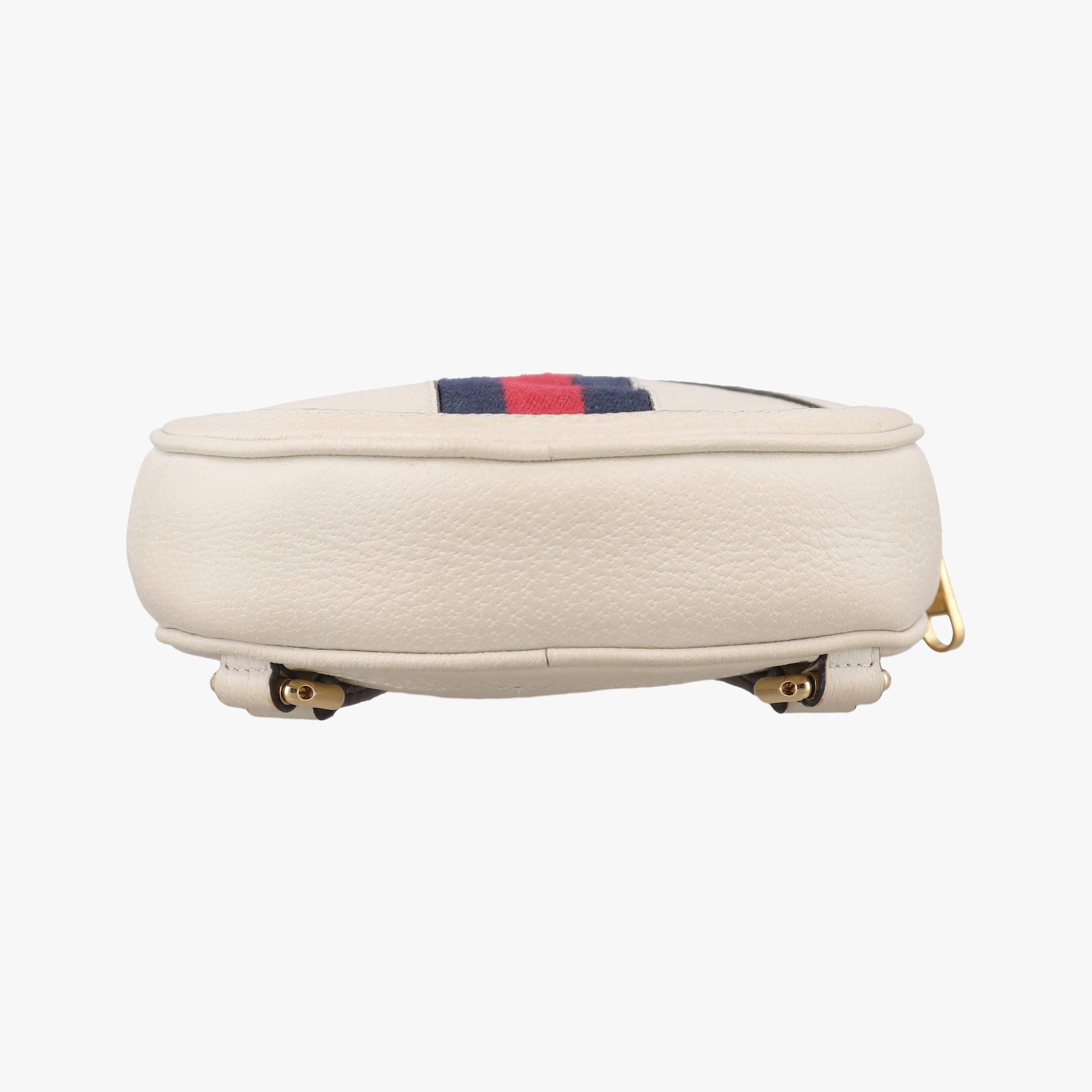 Ophidia White×red×navy Leather 598661 オフィディア ホワイト×レッド×ネイビー レザー 598661 