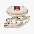 Ophidia White×red×navy Leather 598661 オフィディア ホワイト×レッド×ネイビー レザー 598661 