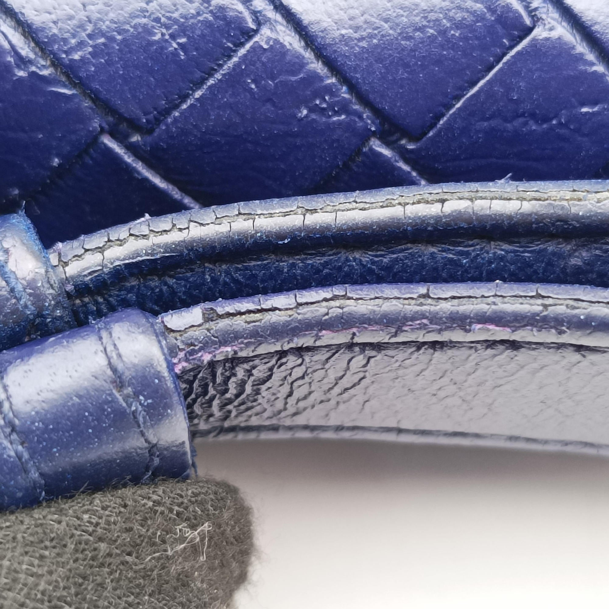 Intrecciato Olimpia Navy lambskin B04272913Hイントレチャート オリンピア ネイビー ラムスキン B04272913H