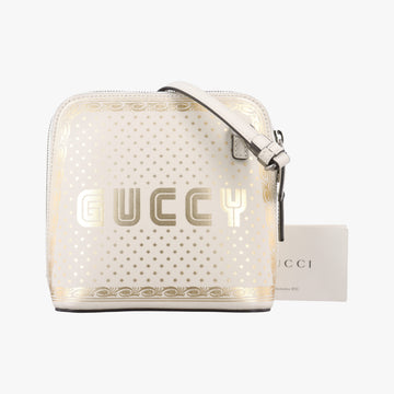 SEGA collaboration GUCCY print White Leather 511189 I024026951セガ コラボ GUCCYプリント ホワイト レザー 511189 I024026951