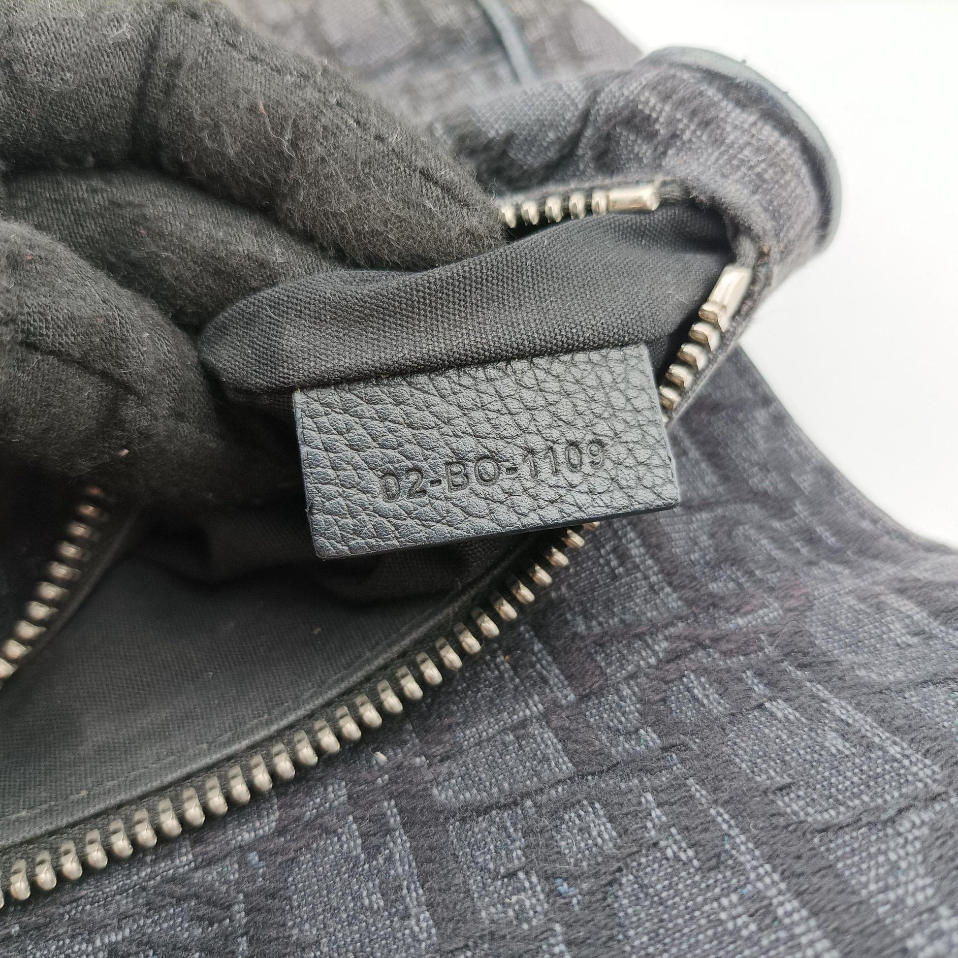 Saddle Black Jacquard 02-BO-1109サドルバッグ ブラック ジャガード×レザー 02-BO-1109
