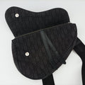 Saddle Black Jacquard 02-BO-1109サドルバッグ ブラック ジャガード×レザー 02-BO-1109