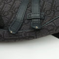 Saddle Black Jacquard 02-BO-1109サドルバッグ ブラック ジャガード×レザー 02-BO-1109