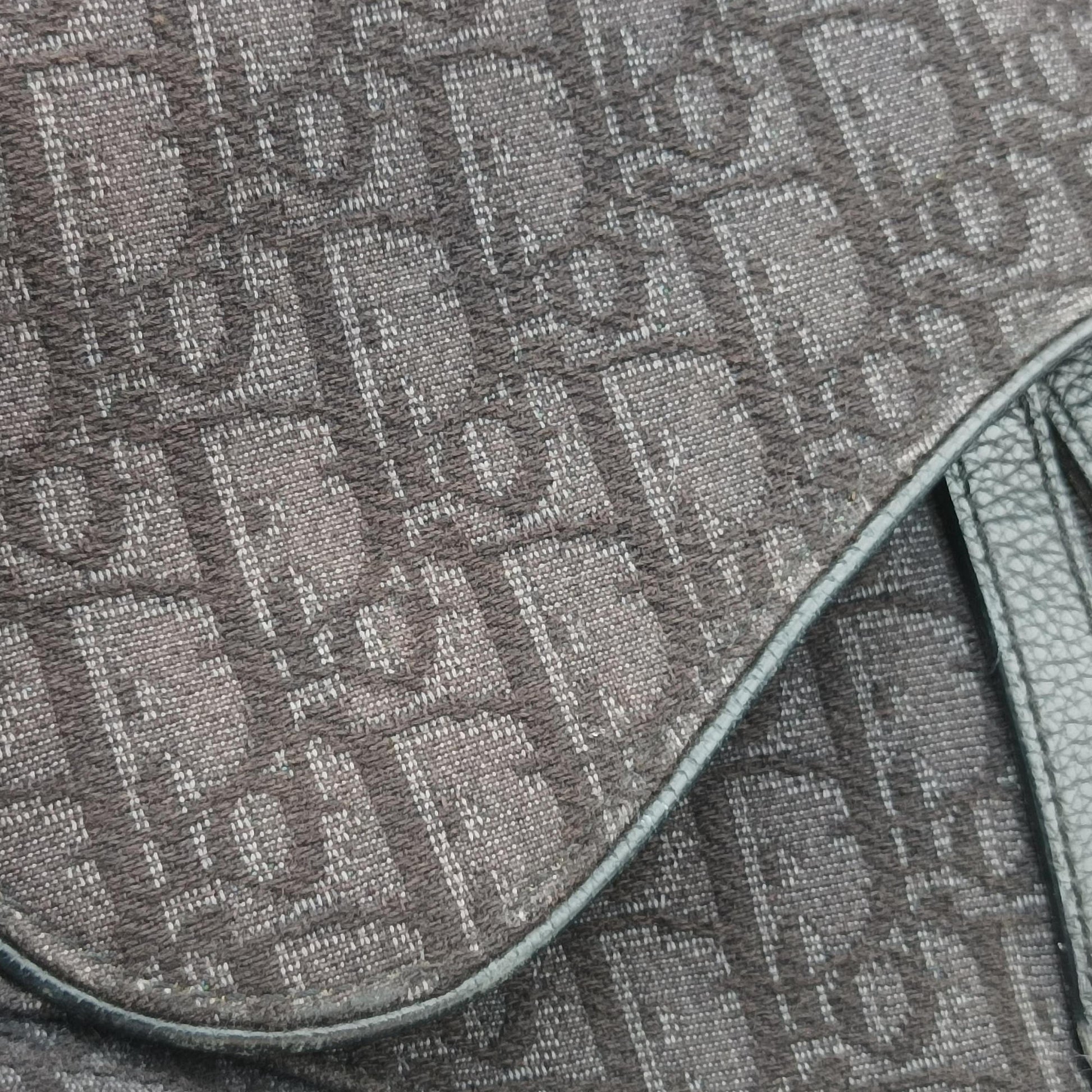 Saddle Black Jacquard 02-BO-1109サドルバッグ ブラック ジャガード×レザー 02-BO-1109