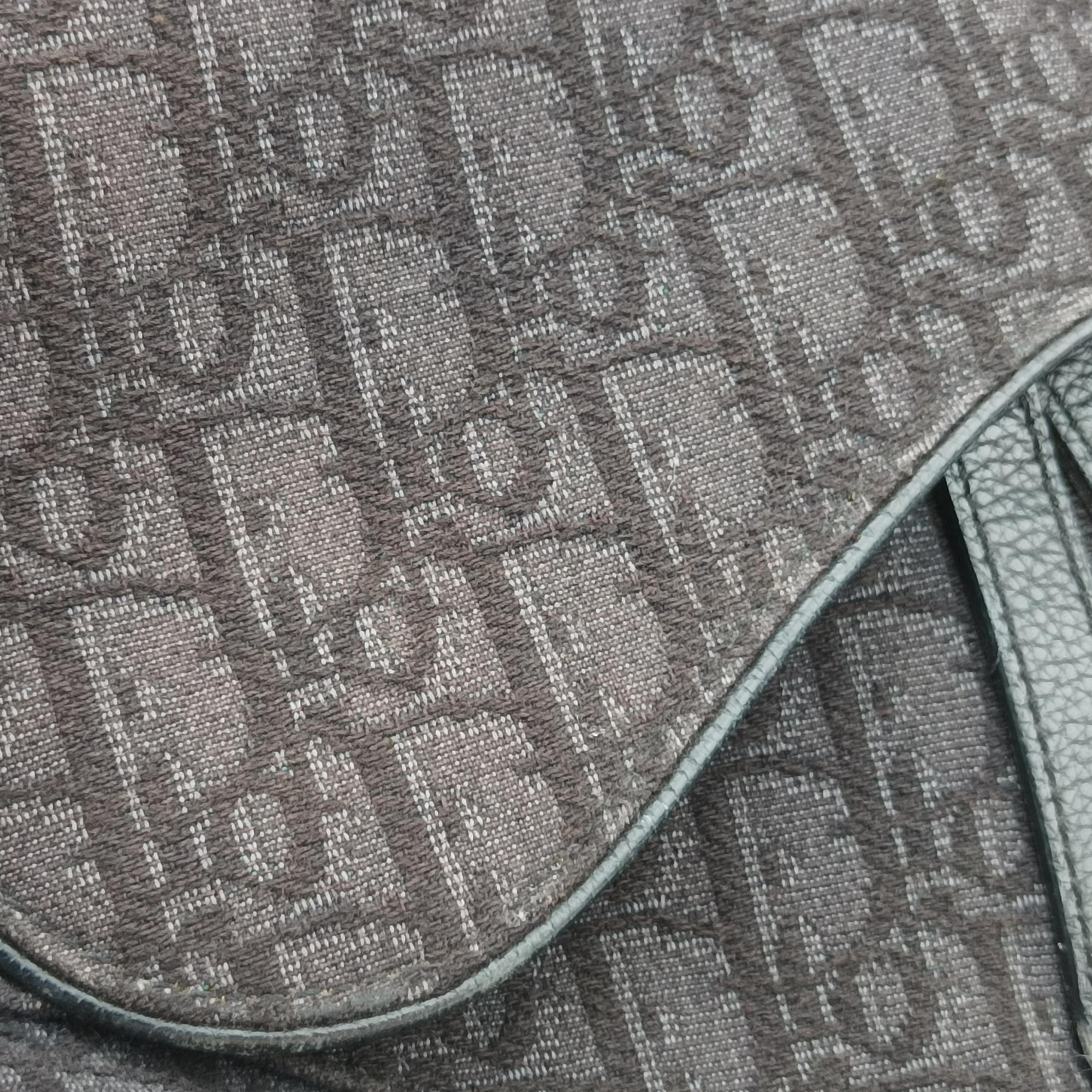 Saddle Black Jacquard 02-BO-1109サドルバッグ ブラック ジャガード×レザー 02-BO-1109