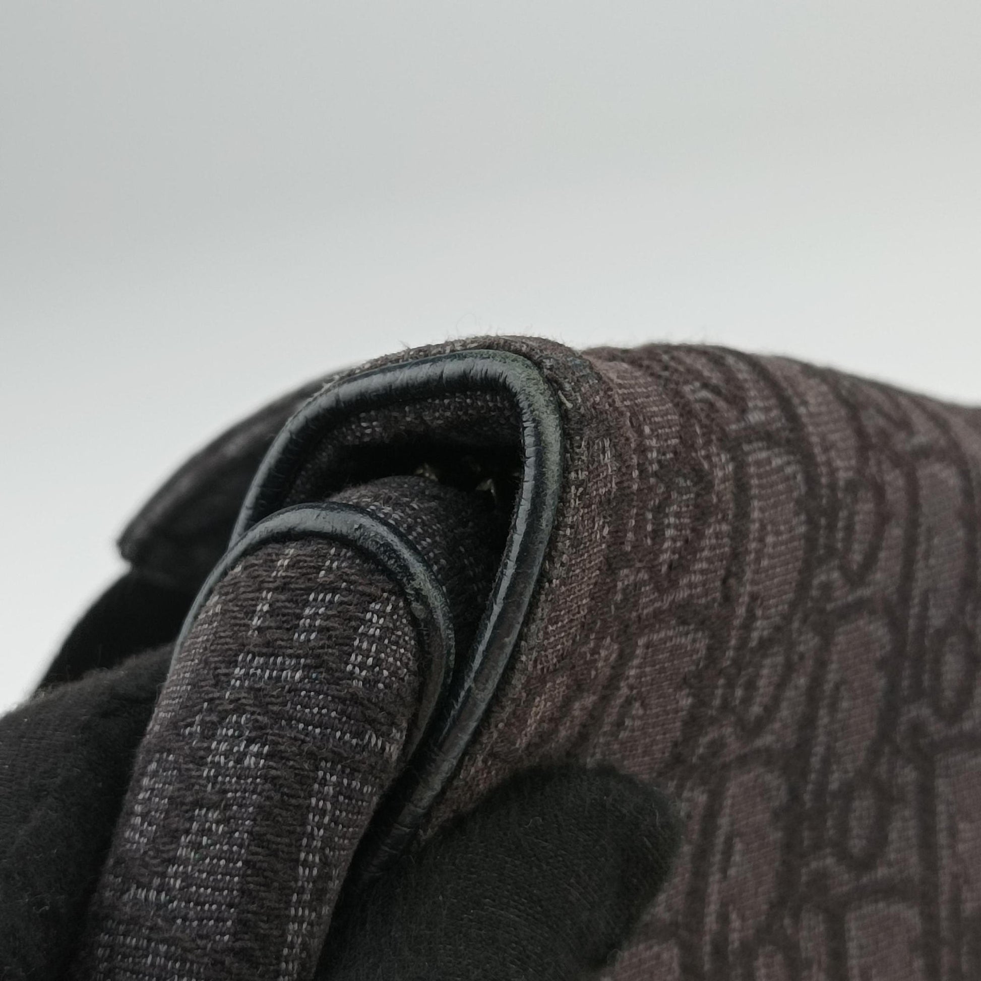 Saddle Black Jacquard 02-BO-1109サドルバッグ ブラック ジャガード×レザー 02-BO-1109
