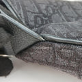 Saddle Black Jacquard 02-BO-1109サドルバッグ ブラック ジャガード×レザー 02-BO-1109