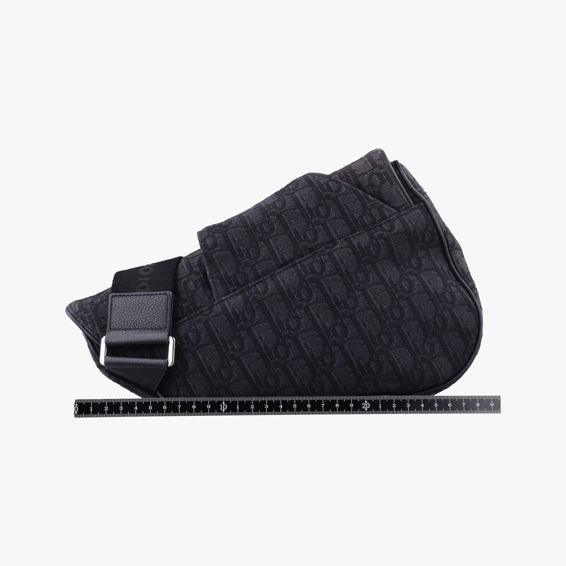 Saddle Black Jacquard 02-BO-1109サドルバッグ ブラック ジャガード×レザー 02-BO-1109