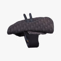 Saddle Black Jacquard 02-BO-1109サドルバッグ ブラック ジャガード×レザー 02-BO-1109