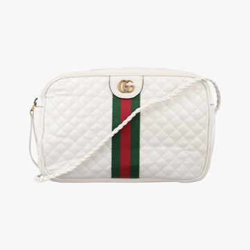 GG Marmont Pochette White Leather 541051 D026284558GGマーモント ポシェット ホワイト レザー 541051 D026284558