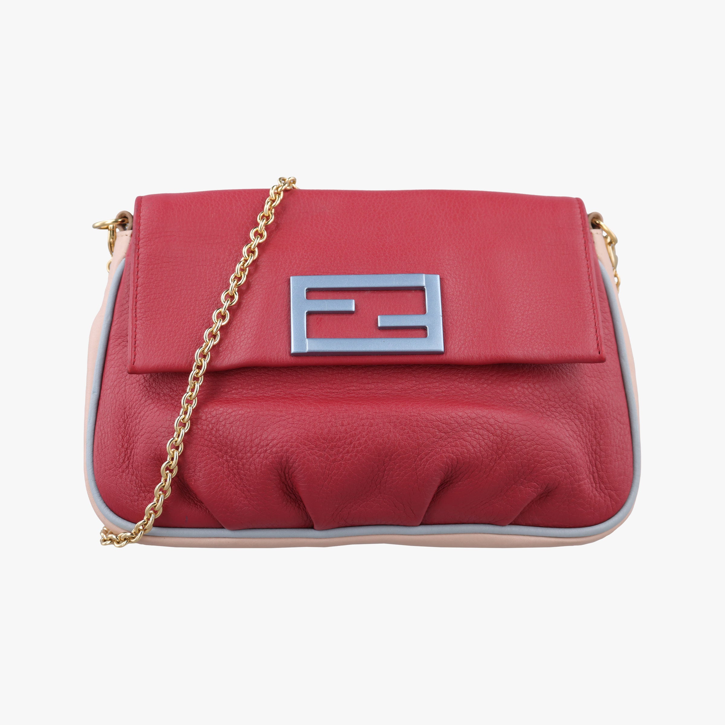 Fendista Pochette Red Leather 8M0276 8M0276-V74 158-9290フェンディスタ ポシェット レッド レザー 8M0276 8M0276-V74 158-9290