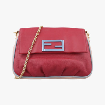 Fendista Pochette Red Leather 8M0276 8M0276-V74 158-9290フェンディスタ ポシェット レッド レザー 8M0276 8M0276-V74 158-9290