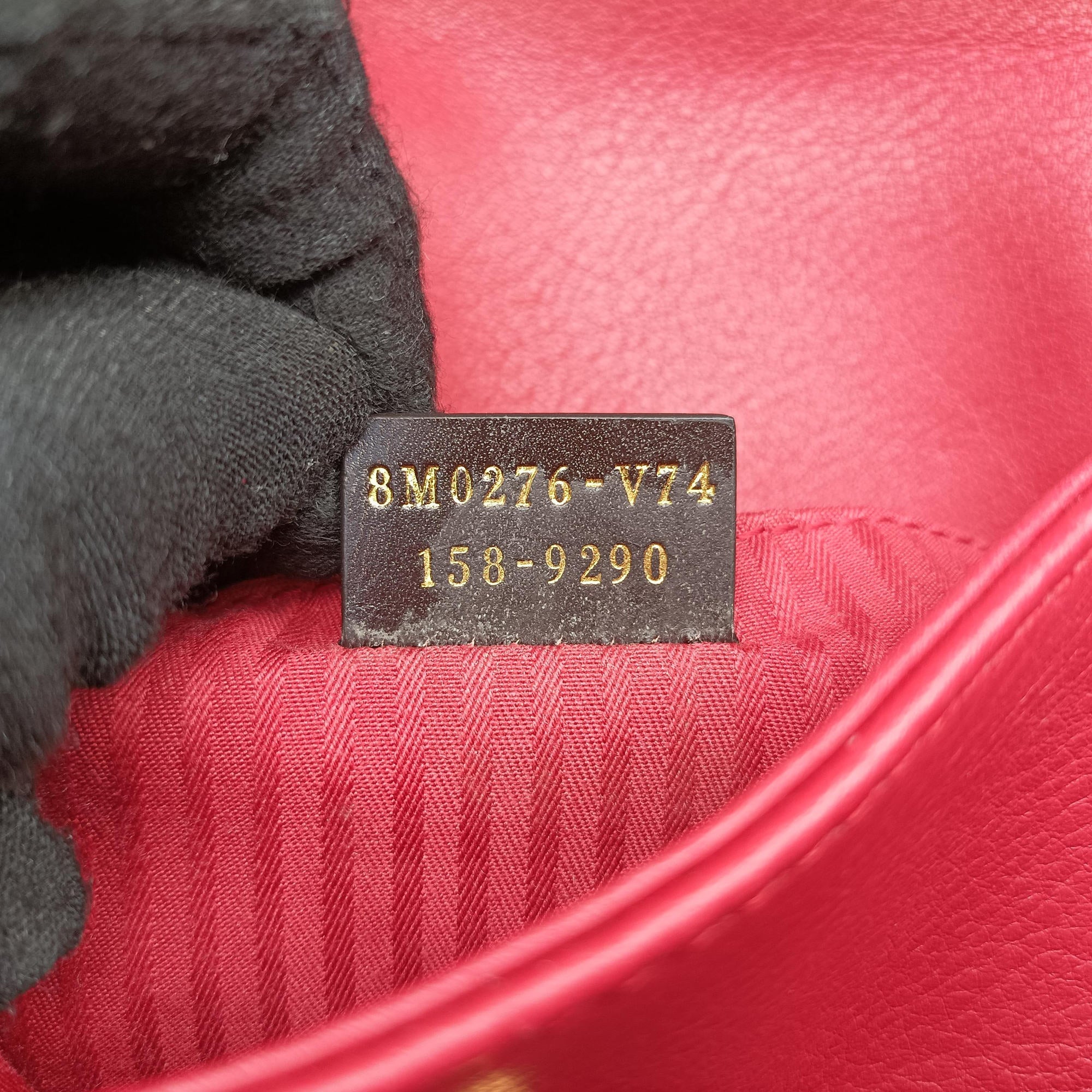 Fendista Pochette Red Leather 8M0276 8M0276-V74 158-9290フェンディスタ ポシェット レッド レザー 8M0276 8M0276-V74 158-9290